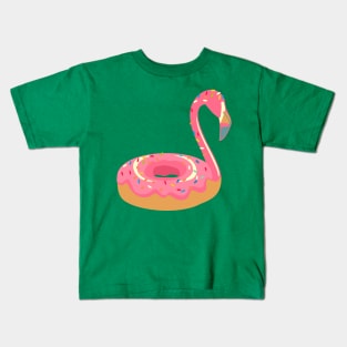 flamingo donut Kids T-Shirt